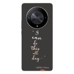 Laptop, Telefoane si Tablete - Telefoane mobile si accesorii - Accesorii Telefoane - Huse telefoane - Husa compatibila cu Honor Magic6 Lite Silicon Gel Tpu Model Mesaj I Can Do This All Day - Infinity.ro