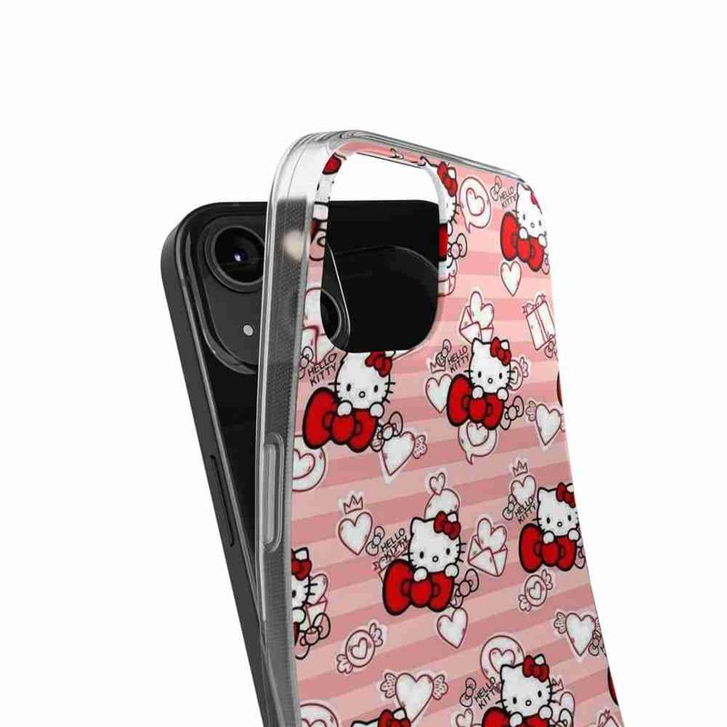 Laptop, Telefoane si Tablete - Telefoane mobile si accesorii - Accesorii Telefoane - Huse telefoane - Husa compatibila cu Honor X30 Silicon Gel Tpu Model Hello Kitty Roz Pattern - Infinity.ro