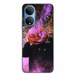 Laptop, Telefoane si Tablete - Telefoane mobile si accesorii - Accesorii Telefoane - Huse telefoane - Husa compatibila cu Honor X7 Silicon Gel Tpu Model Halloween Cap Dovleac cu Fum - Infinity.ro