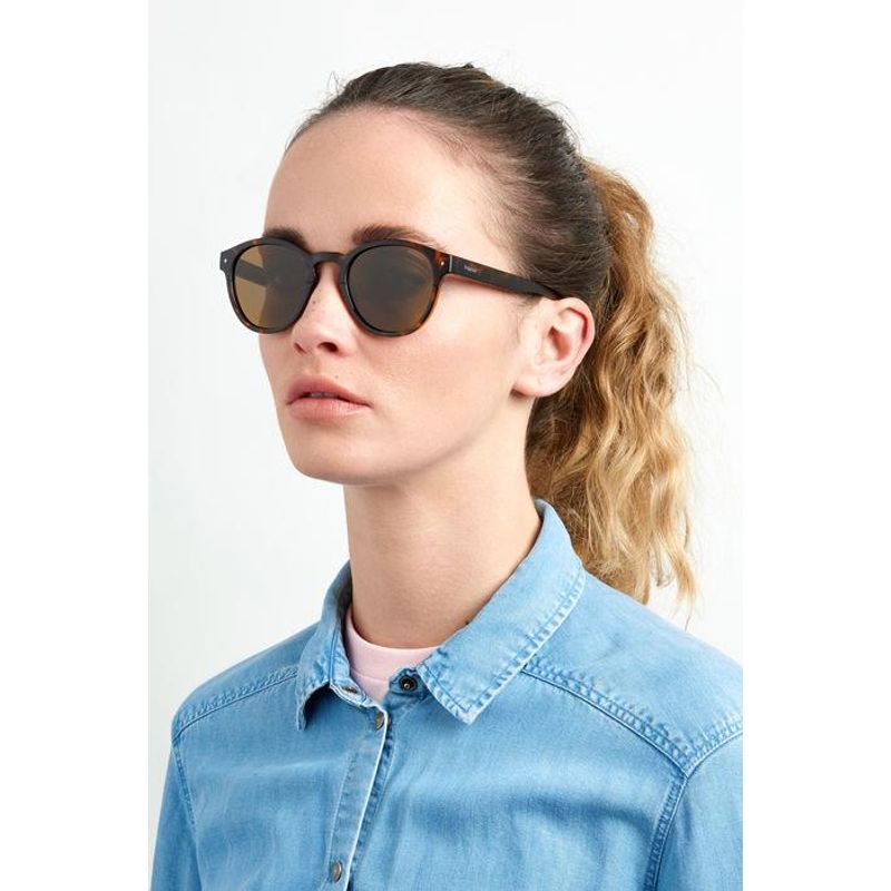 Fashion, accesorii si bijuterii - Femei - Accesorii femei - Ochelari de soare femei - Ochelari de soare unisex cu lentile polarizate Polaroid PLD 6042 S, maro havana - Infinity.ro