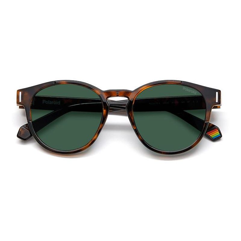 Fashion, accesorii si bijuterii - Femei - Accesorii femei - Ochelari de soare femei - Ochelari de soare unisex cu lentile polarizate Polaroid PLD 6175 S, maro havana - Infinity.ro