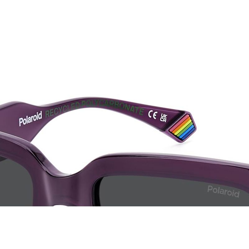 Fashion, accesorii si bijuterii - Femei - Accesorii femei - Ochelari de soare femei - Ochelari de soare unisex cu lentile polarizate Polaroid PLD 6223 S/X, violet - Infinity.ro