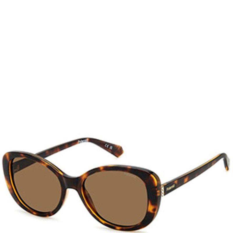 Fashion, accesorii si bijuterii - Femei - Accesorii femei - Ochelari de soare femei - Ochelari de soare femei cu lentile polarizate, Polaroid PLD 4154 S/X havana - Infinity.ro