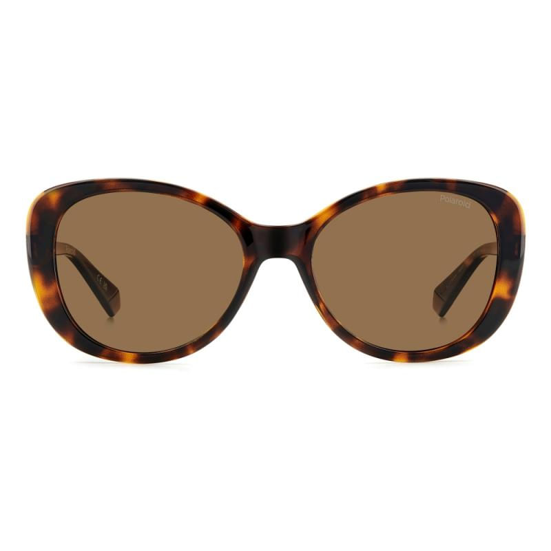 Fashion, accesorii si bijuterii - Femei - Accesorii femei - Ochelari de soare femei - Ochelari de soare femei cu lentile polarizate, Polaroid PLD 4154 S/X havana - Infinity.ro
