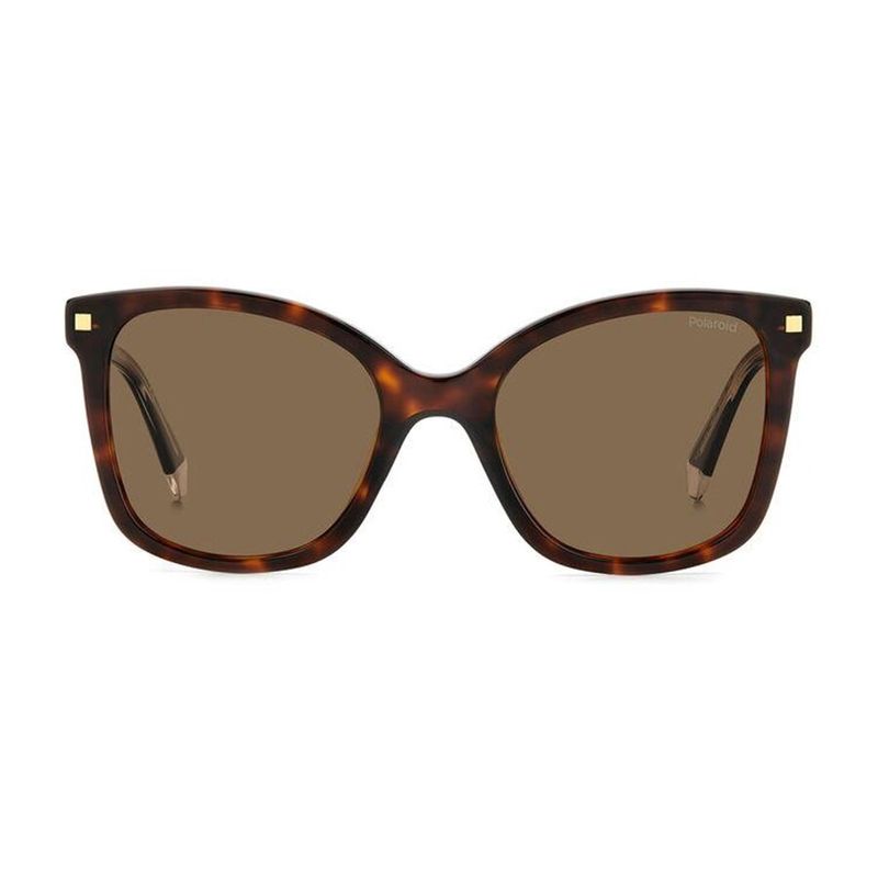 Fashion, accesorii si bijuterii - Femei - Accesorii femei - Ochelari de soare femei - Ochelari de soare femei cu lentile polarizate Polaroid PLD 4151 S/X, maro havana - Infinity.ro