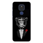 Laptop, Telefoane si Tablete - Telefoane mobile si accesorii - Accesorii Telefoane - Huse telefoane - Husa compatibila cu Motorola Moto E7 Plus Silicon Gel Tpu Model Cigar Monkey - Infinity.ro