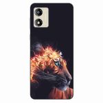 Laptop, Telefoane si Tablete - Telefoane mobile si accesorii - Accesorii Telefoane - Huse telefoane - Husa compatibila cu Motorola Moto E13 Silicon Gel Tpu Model Flameborn Tiger - Infinity.ro