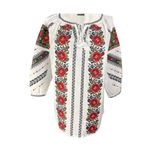 Fashion, accesorii si bijuterii - Femei - Imbracaminte femei - Camasi si bluze femei - Bluza dama M26 alb/albastru marimea S - Infinity.ro