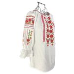 Fashion, accesorii si bijuterii - Femei - Imbracaminte femei - Camasi si bluze femei - Bluza dama M26 alb/galben , marimea L - Infinity.ro