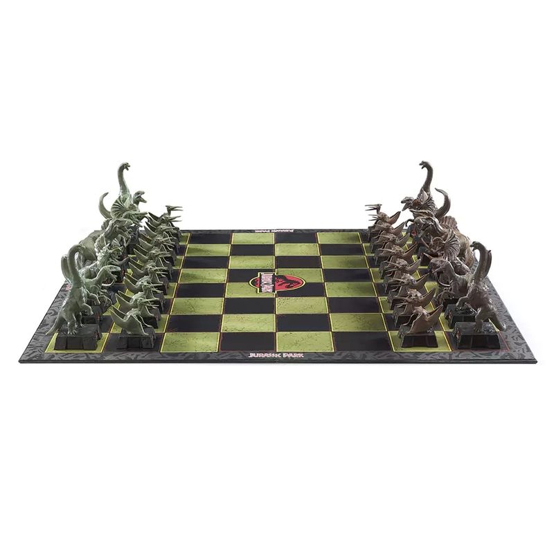 Sport si Outdoor - Alte sporturi - Sah si table - Joc sah Jurassic Park, 45x45 cm - Infinity.ro