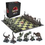 Sport si Outdoor - Alte sporturi - Sah si table - Joc sah Jurassic Park, 45x45 cm - Infinity.ro