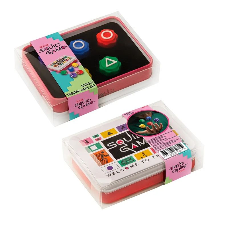 PC, gaming si accesorii - Gaming - Accesorii gaming - Articole Fan Gaming - Set joc Gonggi - Squid Game pentru copii - Infinity.ro