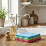 Market - Curatenie si intretinere casa - Produse bucatarie - Lavete si bureti - Lavete din microfibra Ultra Clean 30x30 cm – set 3 bucati, multicolor, curatare eficienta - Infinity.ro