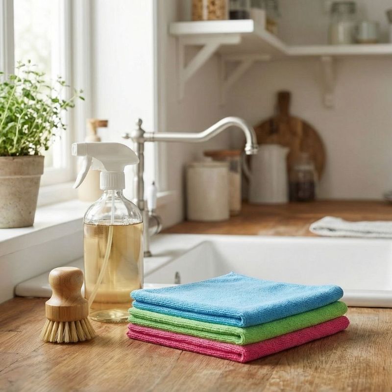 Market - Curatenie si intretinere casa - Produse bucatarie - Lavete si bureti - Lavete din microfibra Ultra Clean 30x30 cm – set 3 bucati, multicolor, curatare eficienta - Infinity.ro