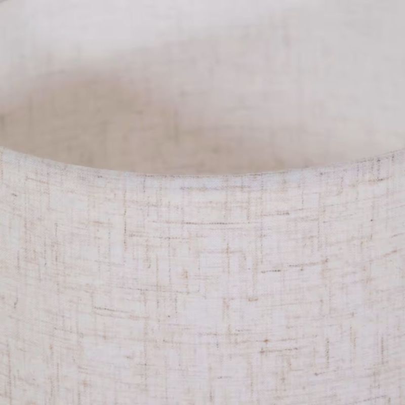 Casa si Gradina - Corpuri si surse de iluminat - Veioze si lampi - Veioze - Lampa de masa decorativa cu abajur textil si baza efect lemn, E27, 23x37 cm - Infinity.ro