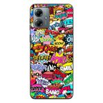 Laptop, Telefoane si Tablete - Telefoane mobile si accesorii - Accesorii Telefoane - Huse telefoane - Husa compatibila cu Motorola Moto G14 Silicon Gel Tpu Model Pop Art Pow Wow Boom - Infinity.ro