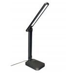 Casa si Gradina - Corpuri si surse de iluminat - Veioze si lampi - Veioze - Lampa de birou LED Jumi, cu suport pentru telefon, negru, 3 niveluri de luminozitate - Infinity.ro