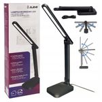 Casa si Gradina - Corpuri si surse de iluminat - Veioze si lampi - Veioze - Lampa de birou LED Jumi, cu suport pentru telefon, negru, 3 niveluri de luminozitate - Infinity.ro