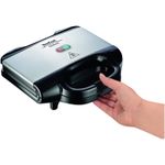 Electronice si Electrocasnice - Electrocasnice bucatarie - Preparare paine - Sandwich-maker - Sandwich-maker Tefal SM157236, 700W, maner izolat, sistem de blocare, invelis antiaderent, Negru - Infinity.ro