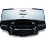 Electronice si Electrocasnice - Electrocasnice bucatarie - Preparare paine - Sandwich-maker - Sandwich-maker Tefal SM157236, 700W, maner izolat, sistem de blocare, invelis antiaderent, Negru - Infinity.ro