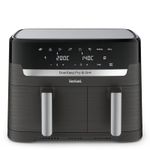 Electronice si Electrocasnice - Electrocasnice bucatarie - Aparate de gatit & desert - Friteuze - Friteuza dubla cu aer cald Tefal Dual Easy Fry & Grill air fryer EY905B10, 2700 W, capacitate 8.3 L - Infinity.ro