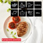 Electronice si Electrocasnice - Electrocasnice bucatarie - Aparate de gatit & desert - Friteuze - Friteuza dubla cu aer cald Tefal Dual Easy Fry & Grill air fryer EY905B10, 2700 W, capacitate 8.3 L - Infinity.ro
