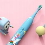 Ingrijire personala si Cosmetice - Igiena dentara - Periute de dinti electrice - Periuta electrica reincarcabila sonica WhySmile Copii, 32000 miscari/minut, 4 moduri de curatatare - Infinity.ro