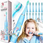 Ingrijire personala si Cosmetice - Igiena dentara - Periute de dinti electrice - Periuta electrica reincarcabila sonica WhySmile Copii, 32000 miscari/minut, 4 moduri de curatatare - Infinity.ro