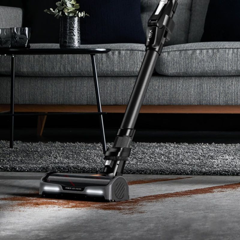 Electronice si Electrocasnice - Ingrijirea locuintei - Aspiratoare - Aspirator vertical fara fir Rowenta X-Force Flex 15.60 RH99F1WO, 550W, 32.4V, autonomie 80 min, filtrare 99.9% - Infinity.ro