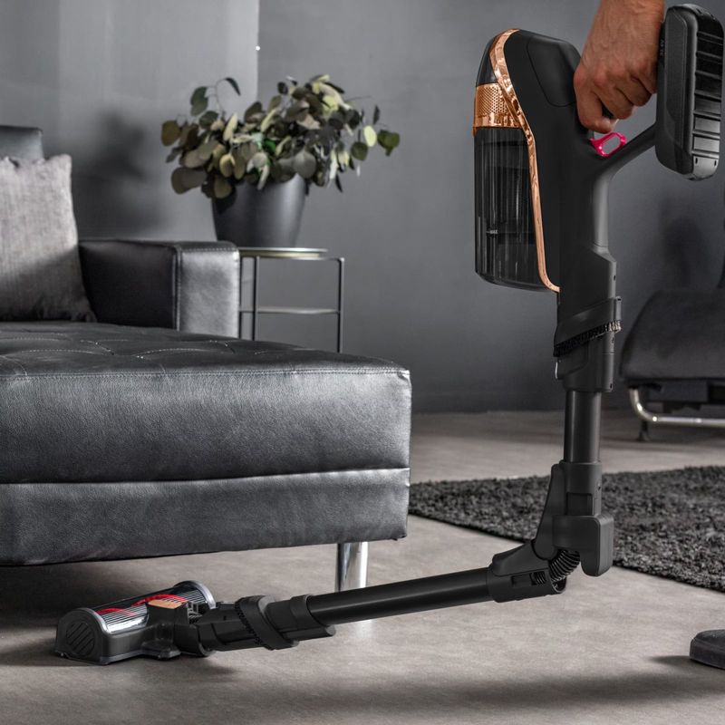 Electronice si Electrocasnice - Ingrijirea locuintei - Aspiratoare - Aspirator vertical fara fir Rowenta X-Force Flex 15.60 RH99F1WO, 550W, 32.4V, autonomie 80 min, filtrare 99.9% - Infinity.ro