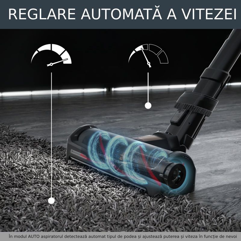 Electronice si Electrocasnice - Ingrijirea locuintei - Aspiratoare - Aspirator vertical fara fir Rowenta X-Force Flex 15.60 RH99F1WO, 550W, 32.4V, autonomie 80 min, filtrare 99.9% - Infinity.ro