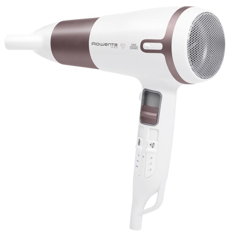 Ingrijire personala si Cosmetice - Aparate & accesorii ingrijire personala - Hair styling - Uscatoare de par - Uscator de par Rowenta Pro Respect Premium Care CV7461F0, 2400 W, difuzor activ, functie ionizare - Infinity.ro