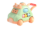 Jucarii, Copii si Bebe - Jucarii si jocuri - Vehicule si jucarii cu telecomanda - Masinute - Masinuta kidsNplay, 125x85x80 mm, verde multicolor, efecte sonore si luminoase, plastic, 02 ani+ - Infinity.ro