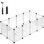 Petshop - Accesorii petshop - Culcusuri si custi - Tarcuri si colivii - Tarc pentru animale mici rozatoare, din plastic, modulara, 125x63x42 cm, alb - Infinity.ro