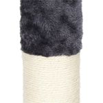 Petshop - Accesorii petshop - Jucarii animale - Ansambluri de joaca - Ansamblu joaca pisici stalp catarat pana la tavan reglabil, 240-265 cm, stalpi sisal, gri inchis - Infinity.ro