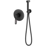 Casa si Gradina - Sanitare - Lavoar baie si accesorii - Baterii sanitare - Set dus igienic Fdesign Zaffiro, incastrat, 1 functie, mat, negru, FD1-ZFR-66SET-22 - Infinity.ro