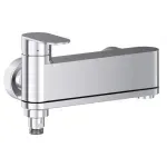 Casa si Gradina - Sanitare - Lavoar baie si accesorii - Baterii sanitare - Baterie cada Ravak Chrome II, aparenta, crom, X070451 - Infinity.ro