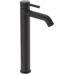 Casa si Gradina - Sanitare - Lavoar baie si accesorii - Baterii sanitare - Baterie lavoar CeraLine, XL, 321 mm, ventil, mat, negru, BD137XG - Infinity.ro