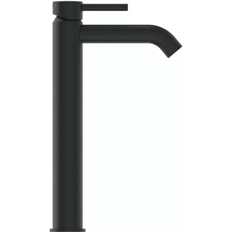 Casa si Gradina - Sanitare - Lavoar baie si accesorii - Baterii sanitare - Baterie lavoar CeraLine, XL, 321 mm, ventil, mat, negru, BD137XG - Infinity.ro