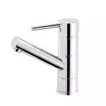 Casa si Gradina - Sanitare - Lavoar baie si accesorii - Baterii sanitare - Baterie lavoar Fdesign Flusso, M, 157 mm, ventil, crom, FD1-FLS-2A-11 - Infinity.ro