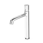 Casa si Gradina - Sanitare - Lavoar baie si accesorii - Baterii sanitare - Baterie lavoar FDresign Meandro FD1-MDR-2L-11, 3/8'', marimea XL, monocomanda, ventil push to open, crom - Infinity.ro