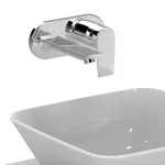 Casa si Gradina - Sanitare - Lavoar baie si accesorii - Baterii sanitare - Baterie lavoar Ideal Standard Tesi A6578AA, 1/2'', montare pe perete, L 17.3 cm, monocomanda, necesita set fixare, crom - Infinity.ro