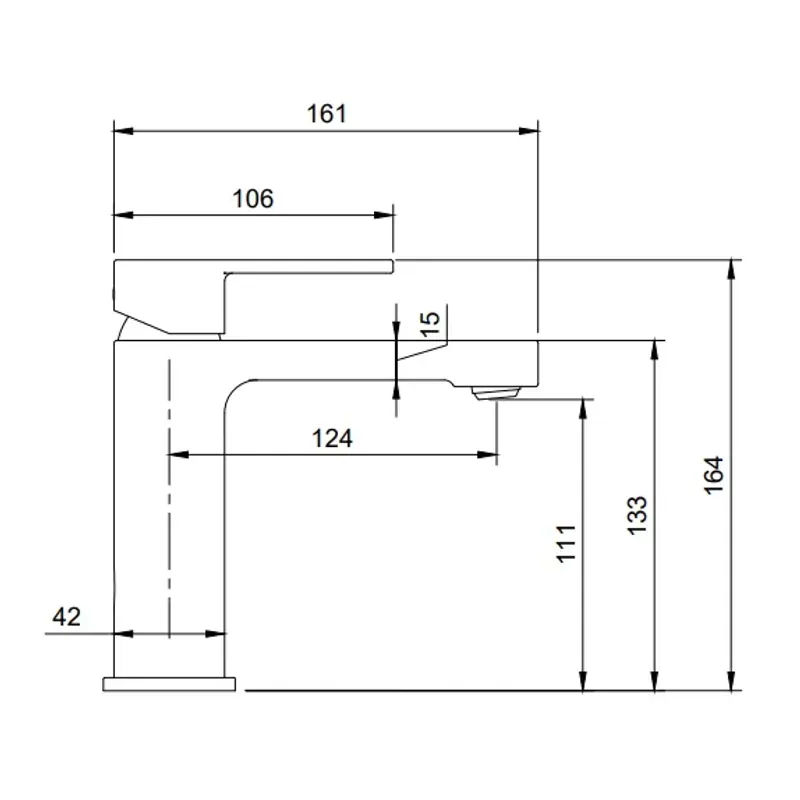 Casa si Gradina - Sanitare - Lavoar baie si accesorii - Baterii sanitare - Baterie lavoar Villeroy and Boch Architectura, M, 164 mm, crom, TVW10300400161 - Infinity.ro