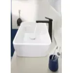 Casa si Gradina - Sanitare - Lavoar baie si accesorii - Baterii sanitare - Baterie lavoar Villeroy and Boch Architectura, XL, 306 mm, ventil, mat, negru, TVW125002000K5 - Infinity.ro