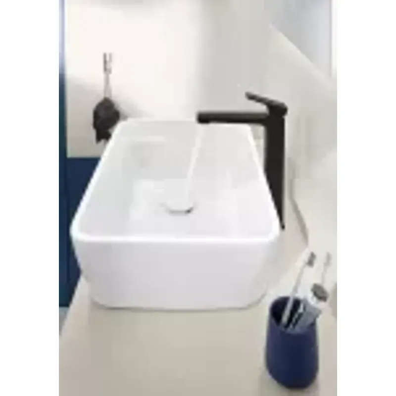 Casa si Gradina - Sanitare - Lavoar baie si accesorii - Baterii sanitare - Baterie lavoar Villeroy and Boch Architectura, XL, 306 mm, ventil, mat, negru, TVW125002000K5 - Infinity.ro