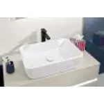 Casa si Gradina - Sanitare - Lavoar baie si accesorii - Baterii sanitare - Baterie lavoar Villeroy and Boch Architectura, XL, 306 mm, ventil, mat, negru, TVW125002000K5 - Infinity.ro