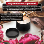 Casa si Gradina - Decoratiuni - Aromaterapie si lumanari - Lumanari si candele - Set complet pentru confectionare lumanari parfumate din soia, Luxofia, aparat topire cu control temperatura - Infinity.ro