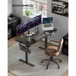 Casa si Gradina - Mobilier - Mese si birouri - Birouri - Birou reglabil electric, inaltime ajustabila 72-120 cm, cadru otel, blat PAL 140x60 cm, functie memorie 4 pozitii, negru - Infinity.ro