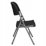 Casa si Gradina - Mobilier - Scaune si fotolii - Scaune - Scaun pliant din plastic pentru catering sau terasa, sarcina 150kg, negru - Infinity.ro