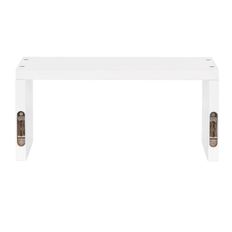 Casa si Gradina - Mobilier - Mobilier baie - Corpuri baie - Set 3 rafturi perete mdf decorative organizare 30 45 60 cm, 15 cm adancime, design modern, alb - Infinity.ro
